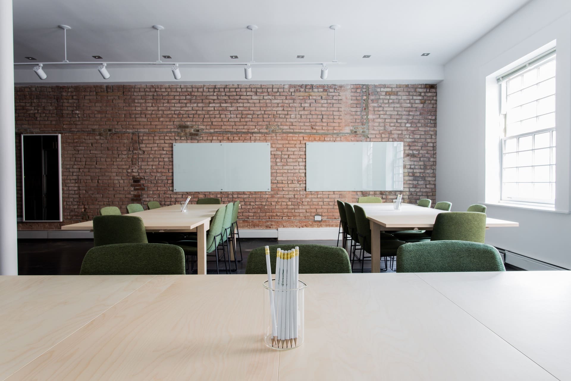 Büro zwei Whiteboards